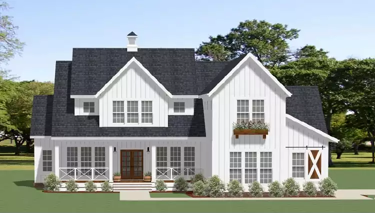 image of country house plan 7054